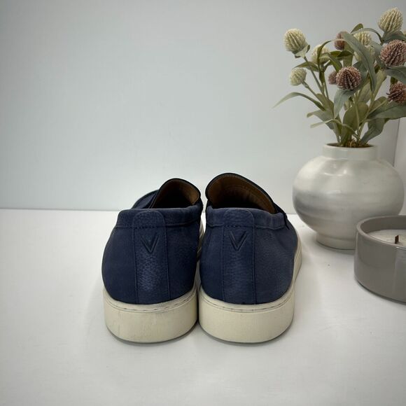 Vionic Thompson Slip-on Penny Loafers Casual Comfort Shoe Navy Men's 12 Wide - Picture 5 of 9